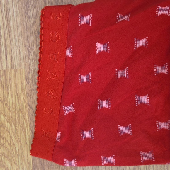 Savage X Cotton Jersey Legging XL 1X Goji Berry Red X Print - Picture 7 of 7